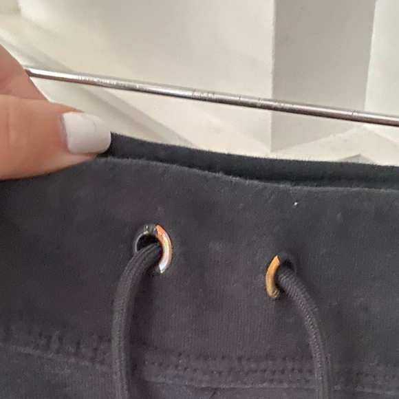 NIKE Black Logo Drawstring Basic Sweatpants Joggers - Picture 2 of 6